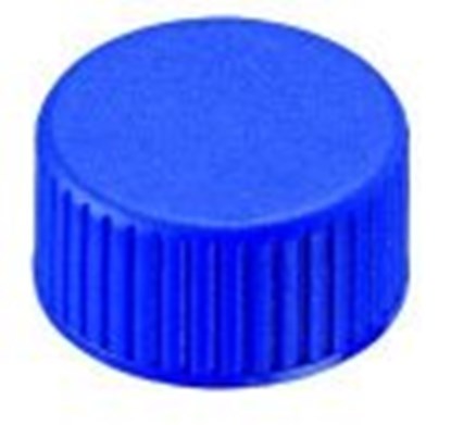 Slika za LLG-SCREW CAP N 9, PP, BLUE, CLOSED TOP,